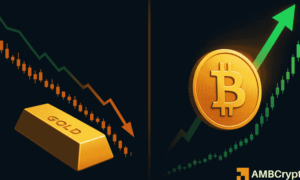 Gold slides from ATH while Bitcoin rebounds — are investors shifting back to risk assets?